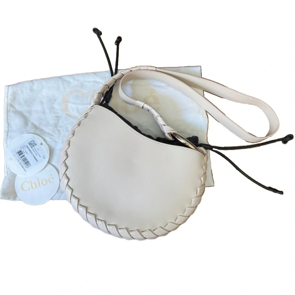 Chloé Mate Small Leather Drawstring Hobo Crossbody Bag NWT